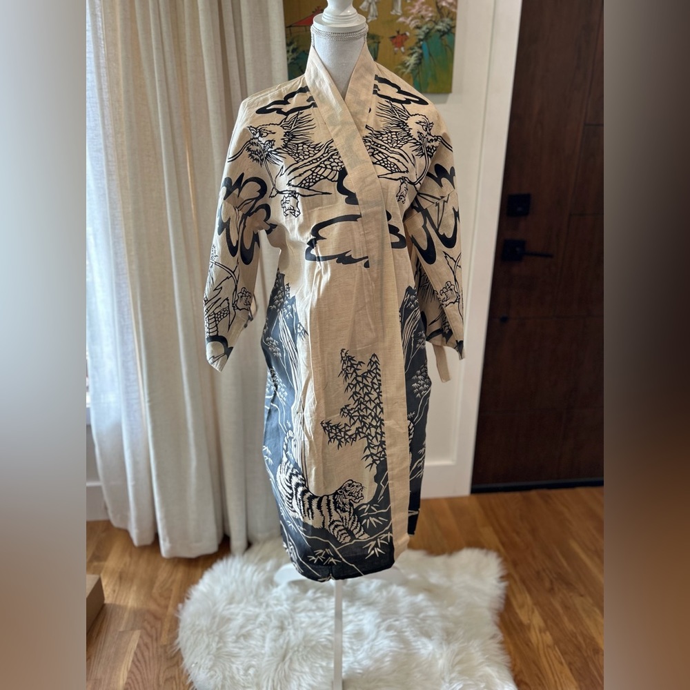 Vintage 1980s Kimono Made In Japan